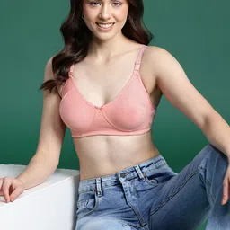 DressBerry Solid Full Coverage Non Padded T-shirt Bra-picture-11