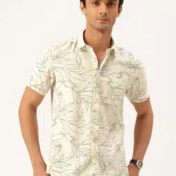 Integriti Slim Fit Tropical Printed Casual Shirt-image-50