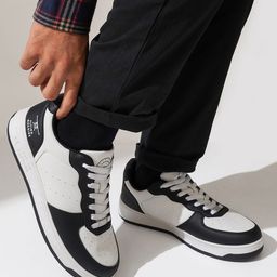 Flying Machine Men PU Colourblocked Lace-Ups Sneakers-picture-45