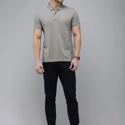 U.S. Polo Assn. Denim Co. Brand Logo Polo Collar Pure Cotton Slim Fit T-shirt image 3
