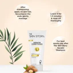 THE SKIN STORY Set Of 2 Keratin Conditioner With Vitamin E & Argan Oil - 100g Each image 5