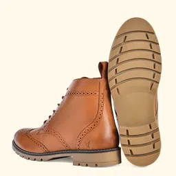 yoho Men High-Top Premium Leather Winter Classic Boot M-002 image 3