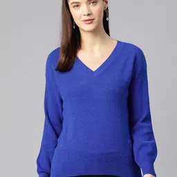 Marks & Spencer V-Neck Ribbed Pullover-picture-11