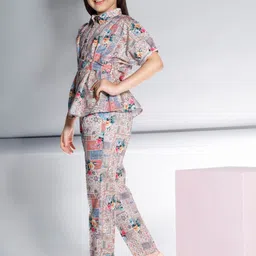 Peppermint Girls Top with Trousers image 5