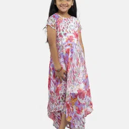 Kiddopanti Kids Multicolor Printed Dress-picture-36