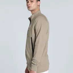 Puma Beige Regular Fit Sports Jacket image 3