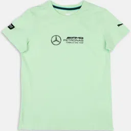puma Mercedes AMG Petronas Motorsport F1 Logo Youth Regular Fit T-Shirt-picture-12