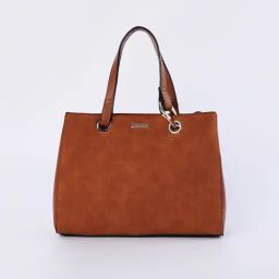 Code by Lifestyle Brown Solid Shoulder Handbag-picture-49