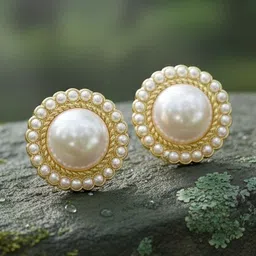 DIVASTRI Diamond Shaped Studs Earrings image 2