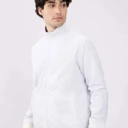 Spykar White Straight Fit Puffer Jacket image 4