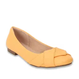 Van Heusen Women's Yellow Flat Ballets image 3