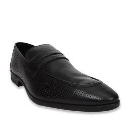 Van Heusen Men's Black Formal Loafers image 3