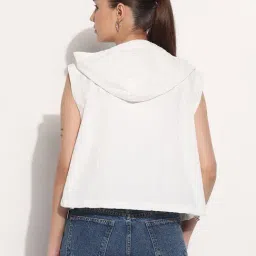 SHOWOFFFF White Solid Jacket image 4