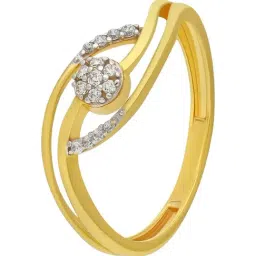 Malabar Gold and Diamonds 22k (916) Yellow Gold Ring for Women-picture-37