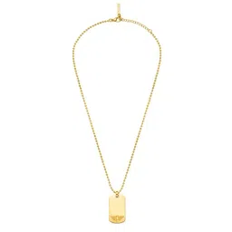 Police Gold Icarus II Brushed & Polished Chain Necklace image 4