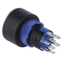 RS PRO Illuminated Push Button Switch Momentary 22.2 mm Cutout DPDT Green LED 250 V AC, 1758228 image 4