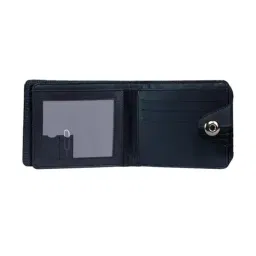 Scharf Blue Leather Rfid Bi-fold Wallet For Men image 4