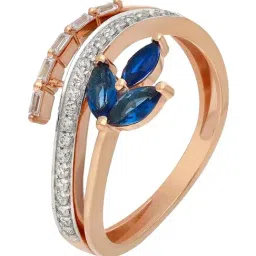 Malabar Gold and Diamonds 18k (750) Rose Gold Ring for Women-picture-30