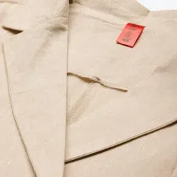 Cottinfab Beige Full Sleeves Blazer image 5