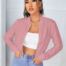 Stylecast X Slyck Women Lightweight Crop Outdoor Bomber Jacket-picture-11