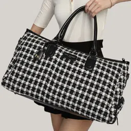 MINI WESST Checked Wall Street Duffel Bag-picture-24