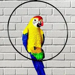 THE SACRED GIFTS Yellow & Blue Macaw Parrot Figurine Showpiece-picture-36