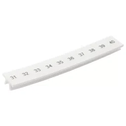 Phoenix Contact Terminal Block Markers TERMINAL BLOCK MARKER, 31-40, 6.2MM, ZB 6,LGS:FORTL.ZAHLEN 31-40-picture-27