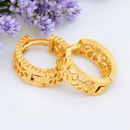 SHREE KRISHNA SHOPPING Gold-Plated Brass Earrings-picture-37