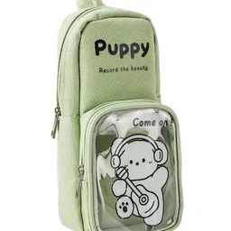 Bunie Cartoon Theme Stylish Pencil Pouch for Kids & Adults - Green-picture-13
