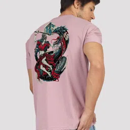 Greylongg Men Printed Tropical T-shirt-image-73