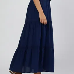 BAESD Mid-Rise Midi Flared Skirts image 4