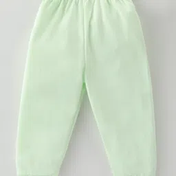 Mini Donuts  100% Cotton Interlock Knit Full Length Lounge Pants with Floral & Heart Print Pack of 3 - Multicolour image 3