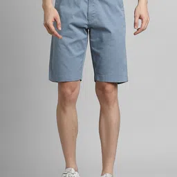 SIMON CARTER LONDON Men Solid Slim Fit Mid-Rise Regular Shorts-picture-19