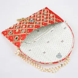 Kuber Industries Set Of 2 Embroidered Envelope Clutches image 4