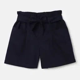 United Colors of Benetton Kids Navy Solid Shorts-picture-10