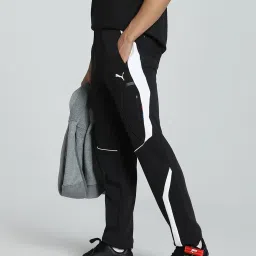 Puma Black Cotton Regular Fit Trackpants image 3