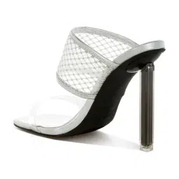 London Rag Women'S Silver Casual Sandals image 4