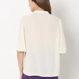 Vero Moda White Regular Fit Top image 3