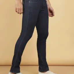 Wrangler Navy Cotton Slim Fit Jeans image 3
