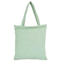 Forever Glam by Pantaloons Green Fabric Printed Tote Handbag image 3