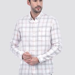 Numero Uno Men Button-Down Collar Tartan Checked Cotton Casual Shirt-picture-35