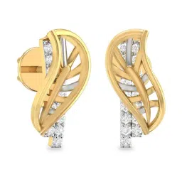PC Jeweller Dary 18k Gold Earrings for Women-image-15