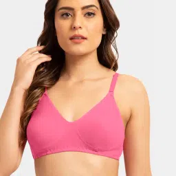 Tweens Baby Pink Non Wired Non Padded T-Shirt Bra-image-0