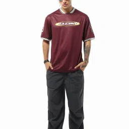 Bewakoof Red Relaxed Fit Printed T-Shirt image 3