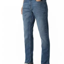 Peter England Blue Cotton Slim Fit Jeans image 3