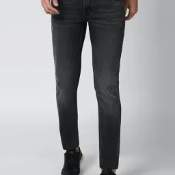 Peter England Jeans Black Slim Fit Jeans-image-85