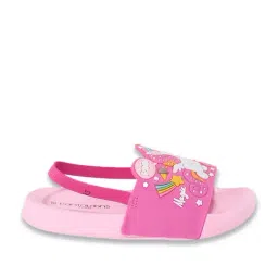 Pantaloons Junior Kids's Pink Back Strap Sandals-picture-16