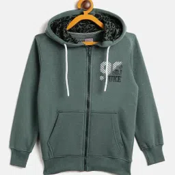 Duke Kids Sage Green Solid Full Sleeves Sweatshirt-picture-35