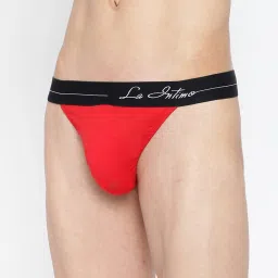 La Intimo Red & Yellow Comfort Fit Briefs - Pack Of 2 image 3