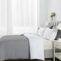 Razzai White Poly fill Basic Comforters image 3